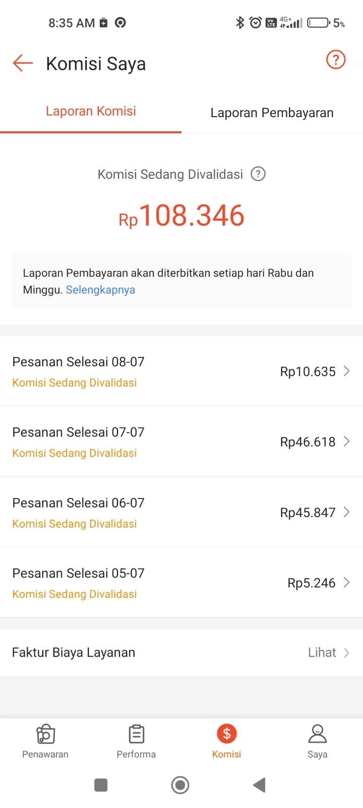Bukti Komisi 18